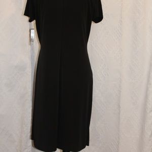 AA Studio Dresses - NWT AA Studio Black short sleeve V-neck Dress AA Studio Dresses - NWT AA Studio Black short sleeve V-neck Dress